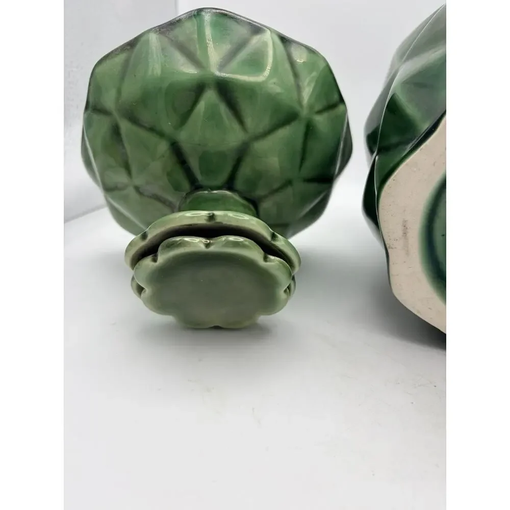 Large Pineapple Canister. Vintage.